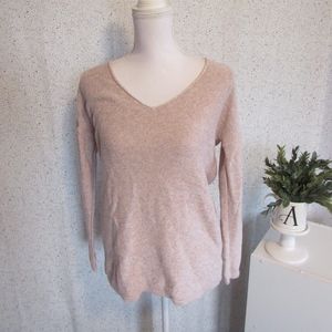 OLD NAVY Tan V Neck Sweater